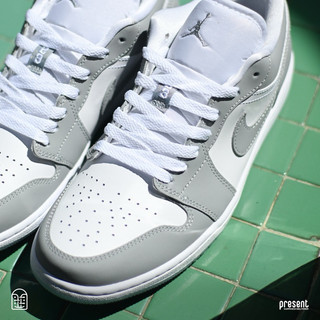 [ Hàng chính hãng ] Giày Air Jd1 Low White Wolf Grey full box