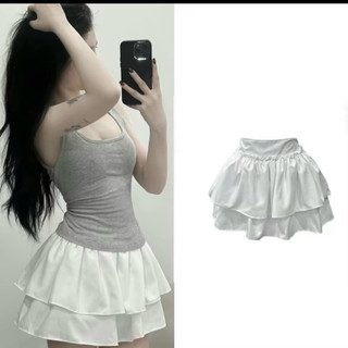 [Hot] CV9 CHÂN VÁY VOAN 2 TẦNG CÓ LÓT TRONG CHIZISHOP DÁNG NGẮN MÀU TRƠN BASIC DỄ PHỐI