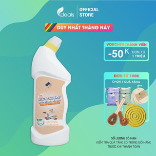 Nước tẩy rửa bồn cầu Ecocare 900ml - Tẩy sạch vết bẩn cạn bã, ố vàng, tiêu diệt vi khuẩn, khử mùi