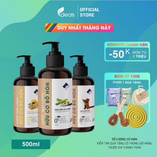 Nước Rửa Chén Bồ Hòn Hữu Cơ ECOCARE 500ml - Sạch dầu mỡ, tinh dầu khử mùi, tiết kiệm 30% nước