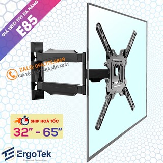 Giá treo tivi xoay góc đa năng ergotek e85 32 - 65 inch - khung kệ treo tivi góc tường