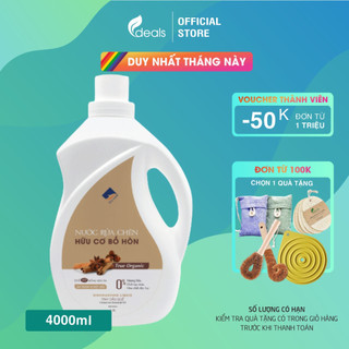Nước Rửa Chén Bồ Hòn Hữu Cơ ECOCARE 4 lít - Sạch dầu mỡ, tinh dầu khử mùi, tiết kiệm 30% nước