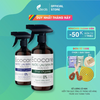 Xịt Lau Bàn Ăn từ Bồ Hòn Hữu Cơ ECOCARE 500ml - Diệt khuẩn, khử mùi, hiệu quả mọi bề mặt