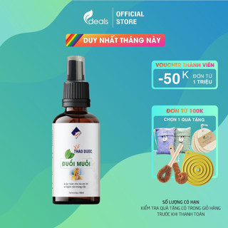 Xịt thảo dược chống muỗi đốt Ecocare - Chai 50ml - 100% tự nhiên, ngăn côn trùng và muỗi cắn an toàn