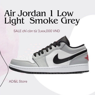 Giày air jd 1 low light smoke grey full box