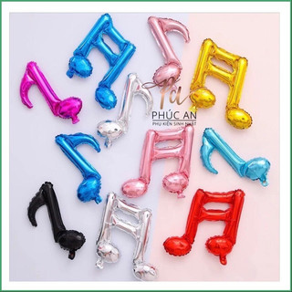 Bóng kiếng nốt nhạc kép 36cm trang trí sinh nhật HPBD