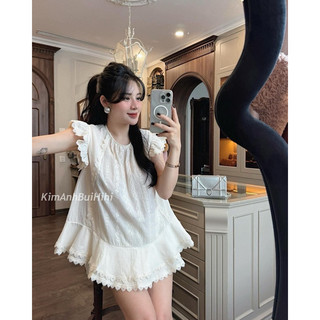 Set Thô Boi Viền Ren Cánh Tiên Kim Anh Bùi [CÓ SẴN]