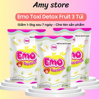 Combo 3 túi Emoslim Toxi Fruit giảm cân , giảm béo , Giảm mỡ