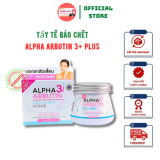 Tẩy Tế Bào Chết Mặt Và Body Alpha Arbutin 3+ Plus Collagen Scrub, Giảm Mụn, Trắng Sáng Mịn Màng [ Mỹ Phẩm BonBon Store ]