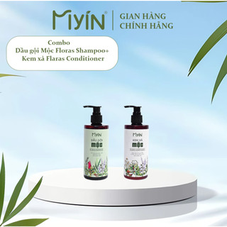 Combo chăm sóc tóc Dầu gội Mộc Floras Shampoo+ Kem xả Flaras Conditioner