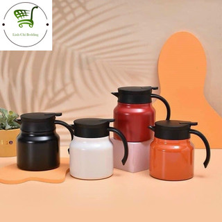 Bình giữ nhiệt ấm pha trà giữ nhiệt mini siêu xinh 800ml  - giao mầu ngẫu nhiên 