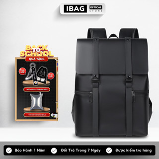 Balo da thời trang ulzzang nam nữ balo lv da PU cao cấp chống nước cặp mcm đi học đi chơi balo đựng laptop 14 inh- IBAG