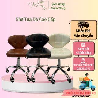 Ghế xoay spa,ghế tựa da spa, tựa lưng cao cấp | ghế tựa bọc da | ghế tiêm