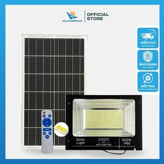 Đèn năng lượng mặt trời solar lighting, loại đèn pha năng lượng mặt trời 100w 200w 300w 500w chống nước ip67