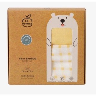 Khăn đa năng sợi tre lụa La Pomme K002