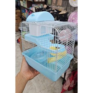 Lồng 2 tầng xách tay hamster