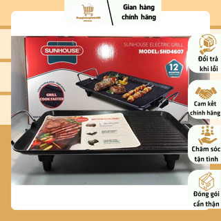 [Hàng Chính Hãng] Bếp Nướng Điện Không Khói SUNHOUSE 4607❤️