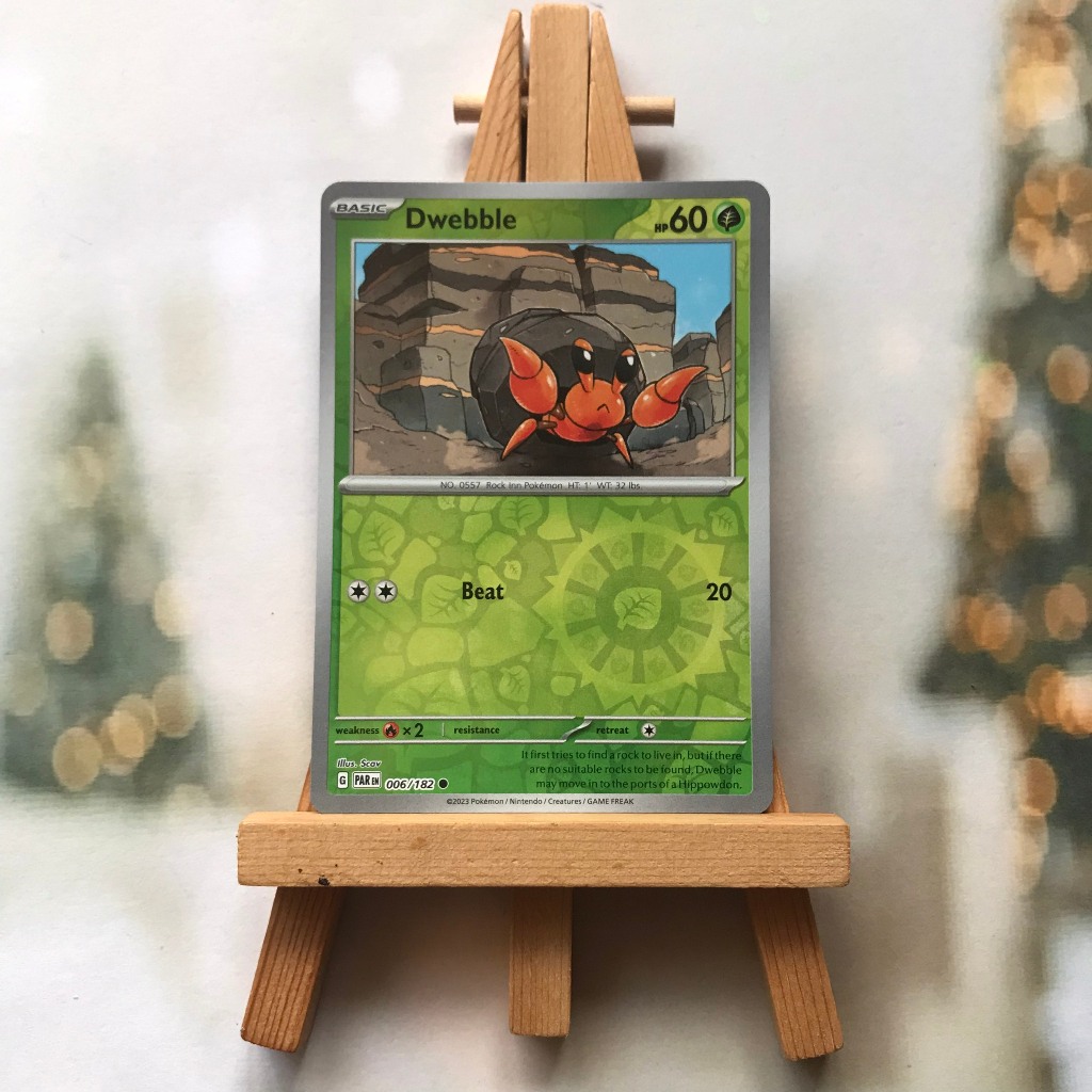 Thẻ hình Pokemon Dwebble 006/182 - Lá bài Scarlet & Violet: Paradox Rift Common Reverse Holo tiếng A