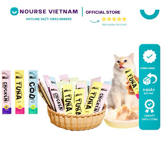 Soup thưởng cho mèo Masti dinh dưỡng súp thưởng cho mèo tăng cân NourseVietnam MT09 (15gr)