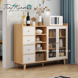Tủ bếp đẹp để lò vi sóng b25180