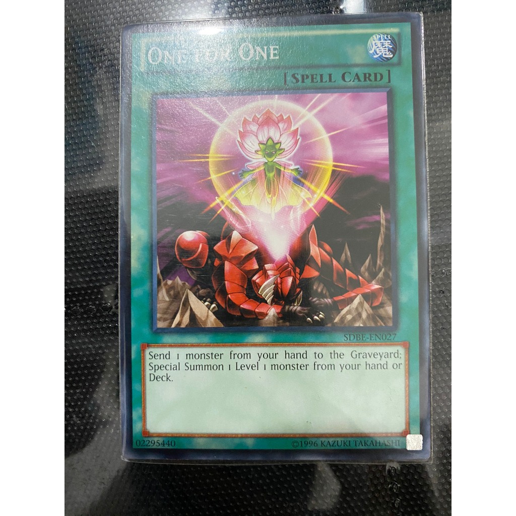 [ Yu-Gi-Oh ] 01 thẻ trò chơi One for One - SDBE-EN027 - Common
