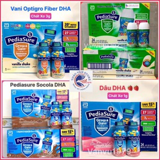 ❤️ [Q3] [Date 3/2025] Thùng 24 Chai Sữa Nước Pediasure Mỹ Vani Dâu Socola tăng cân nặng chiều cao