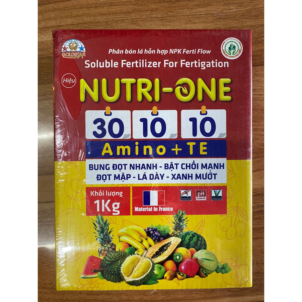 Phân bón lá 30-10-10 Kim Nông hộp 1kg