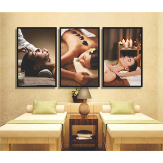 Tranh spa ( kt:40x60/tranh tổng 3 tranh 1.2m)