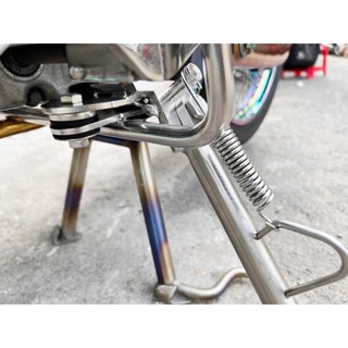 Gác máy inox 304 fi16, gác máy xe Wave Dream Fuled Funeo Sirius Ex10 Ex11 Ex150