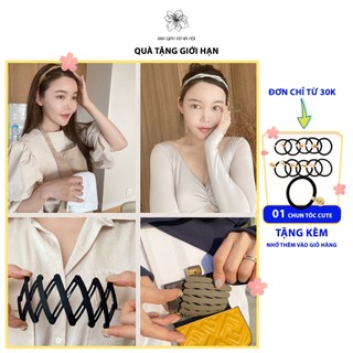 Băng đô Bờm tóc gấp gọn co giãn, cài tóc nhựa bỏ túi siêu tiện lợi