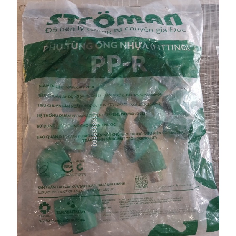 Bịt phụ kiện PPR nước nóng stroman
