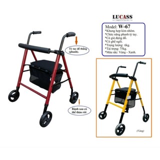 Khung tập đi có ghế Lucass W-67 ( màu ngẩu nhiên )