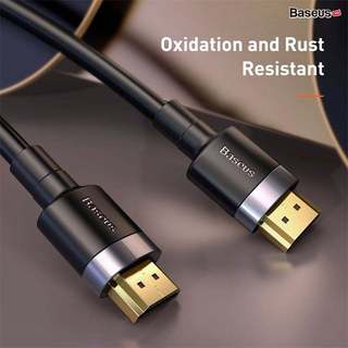 Cáp hdmi 2.0 siêu bền baseus cafule hdmi cable (4k-60hz/18gbps, hdmi male to male, hdmi cable, oxidation and rust resist