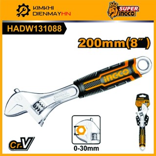 Mỏ lết cán bọc nhựa ingco hadw131088