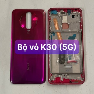 Bộ vỏ Redmi K30 K30i kèm khay sim,phím âm lượng,kính camera