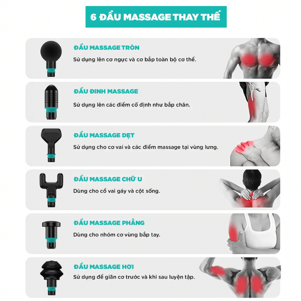 Máy Massage Cầm Tay Cao Cấp KINGTECH KH-720PRO, 20 Cấp Độ, Hỗ Trợ Mát Xa Chuyên Sâu, Giảm Đau Cơ, Cứng Khớp - Chính Hãng