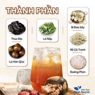 Trà sâm bí đao 10 set mix sẵn, kèm hạt chia giúp giải nhiệt mùa hè, thanh lọc cơ thể
