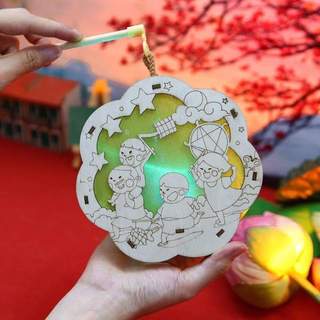 Đèn lồng gỗ