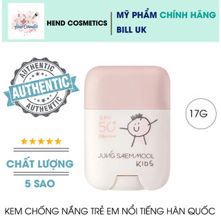 Kem Chống Nắng Cho Bé Jungsaemmool Kids Mild Sun Stick 17g