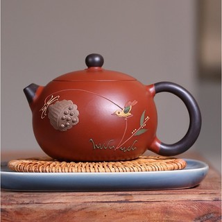 Ấm Tử Sa Nghi Hưng Tây Thi 200 ml (Đại Hồng Bào, Nghệ Nhân Dương Quý Trung)