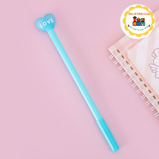 Combo 5 Bút Trái Tim Love, Bút Mực Nước, Bút Nước Mực Màu Đen
