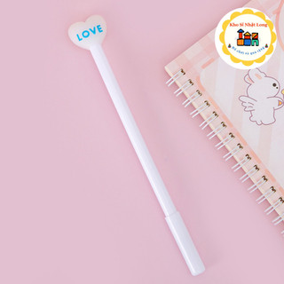 Combo 5 Bút Trái Tim Love, Bút Mực Nước, Bút Nước Mực Màu Đen
