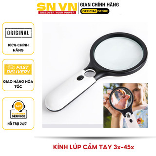 Kính lúp cầm tay có đèn 3x - 45x