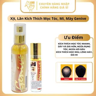 Chai Xịt Kích Thích Mọc Tóc GENIVE Hair Tonic 120ml Thái Lan Ngừa Hói Đầu Giảm Rụng Tóc - Hinohouse