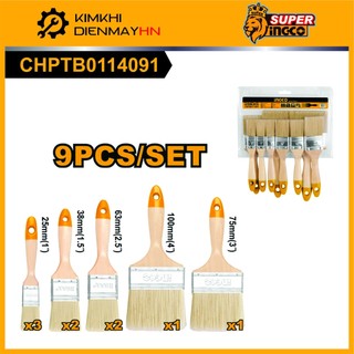 Chổi quét sơn ingco chptb0114091 9 cái
