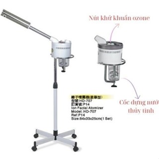 Máy xông hơi 1 cần Đài Loan | máy xông mặt 2 cần | xông 1 cần có cốc xông thảo dược tinh dầu