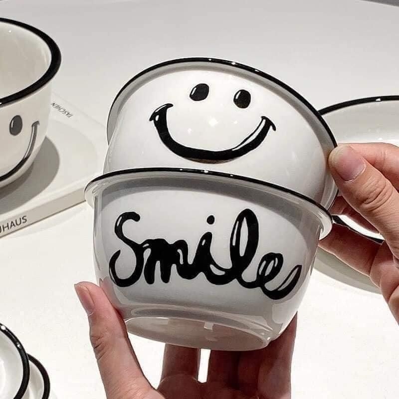 Set 2 Chén Sứ Cuti Kèm Muỗng ✨