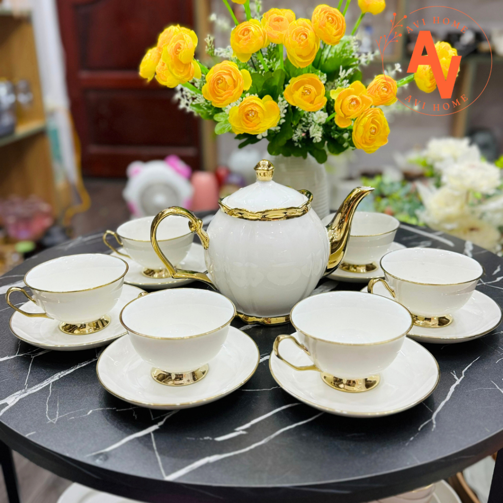 Bộ ấm chén trà hàng đẹp cao cấp