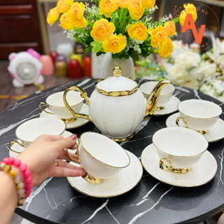 Bộ ấm chén trà hàng đẹp cao cấp