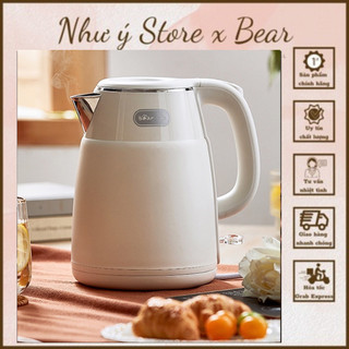 Ấm đun siêu tốc bear zdh-p16v7 1.6l- pha trà không gỉ tự động ngắt điện bảo vệ nồi, ấm pha trà- bảo hành 12 tháng